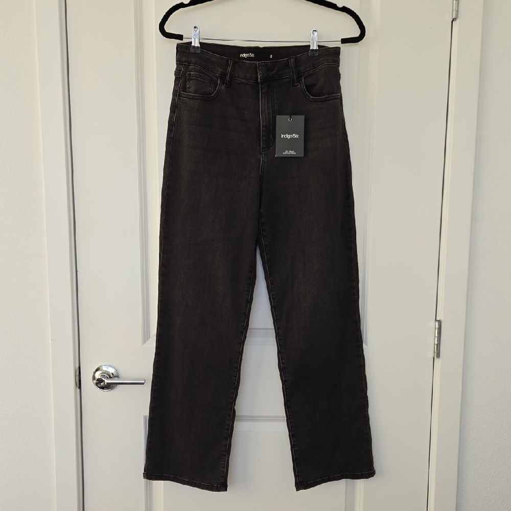 Indigo Six Slim Straight Leg Jeans - Picture 3 of 11